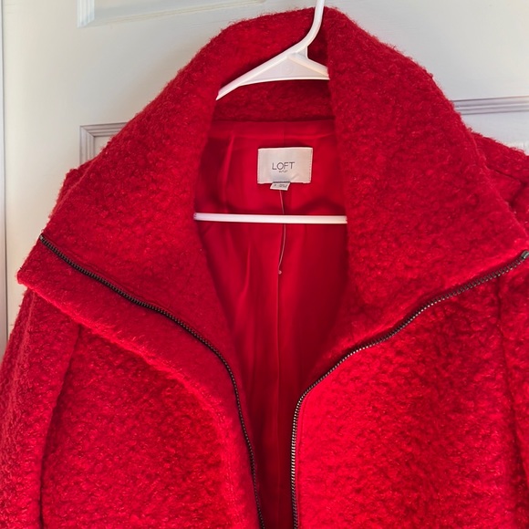 Loft Red Coat - Picture 2 of 3